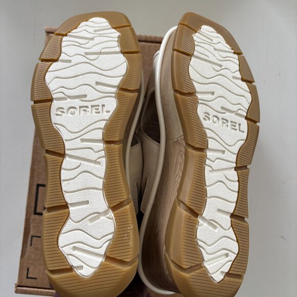 NEW | Sorels Joanie III Slingback Ivory Wedge Sandals Womens 10 - Picture 4 of 7